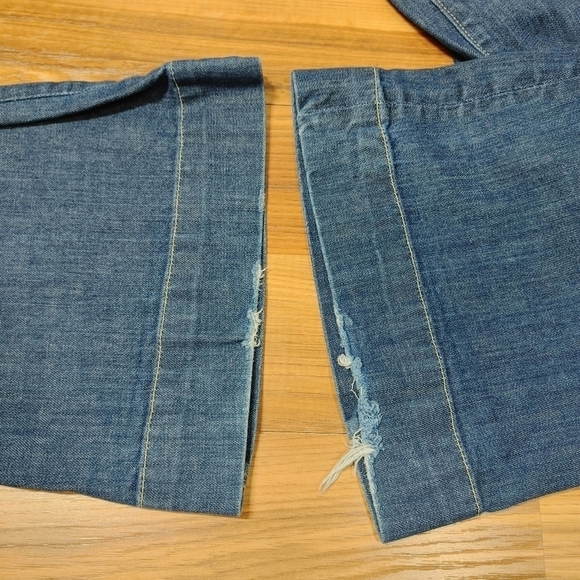 American Eagle AE77 Embroidered Pocket Flare Jeans 4 - Picture 12 of 15